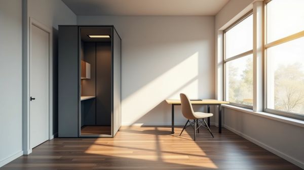 Pourquoi une cabine insonorisée révolutionne votre espace de travail